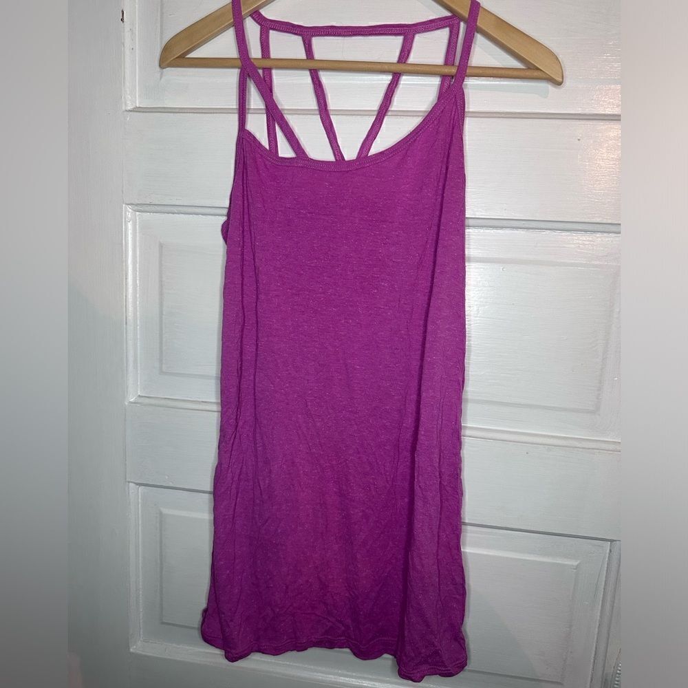 Chaser Strappy Pink Tank Top Size Medium